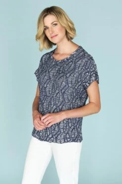 Textured T-Shirt 9 Textured T-Shirt -Blue Illusion PV TEXTUREDT SHIRT8611edit