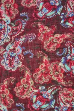 Paisley Print Scarf -Blue Illusion PaisleyPrintScarf A20209 2 new