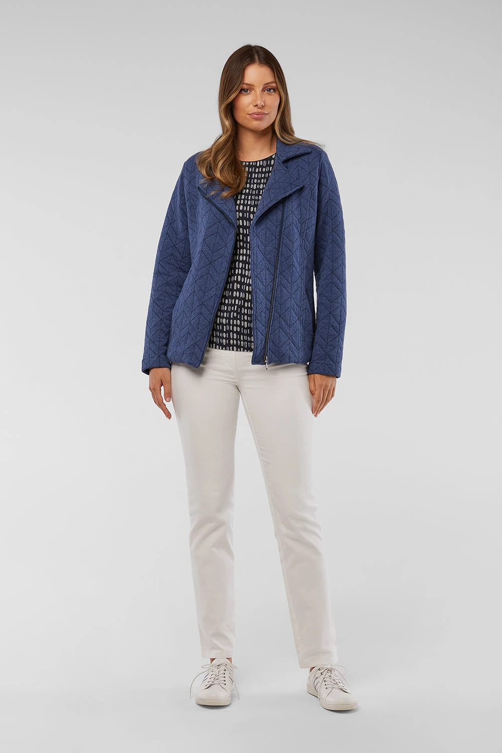 Quilted Ponte Jacket 4 Quilted Ponte Jacket - Image 2