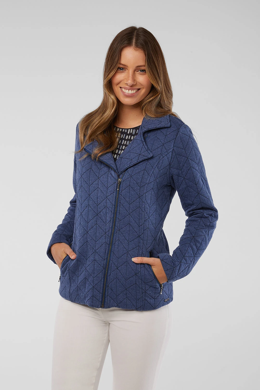 Quilted Ponte Jacket 3 Quilted Ponte Jacket