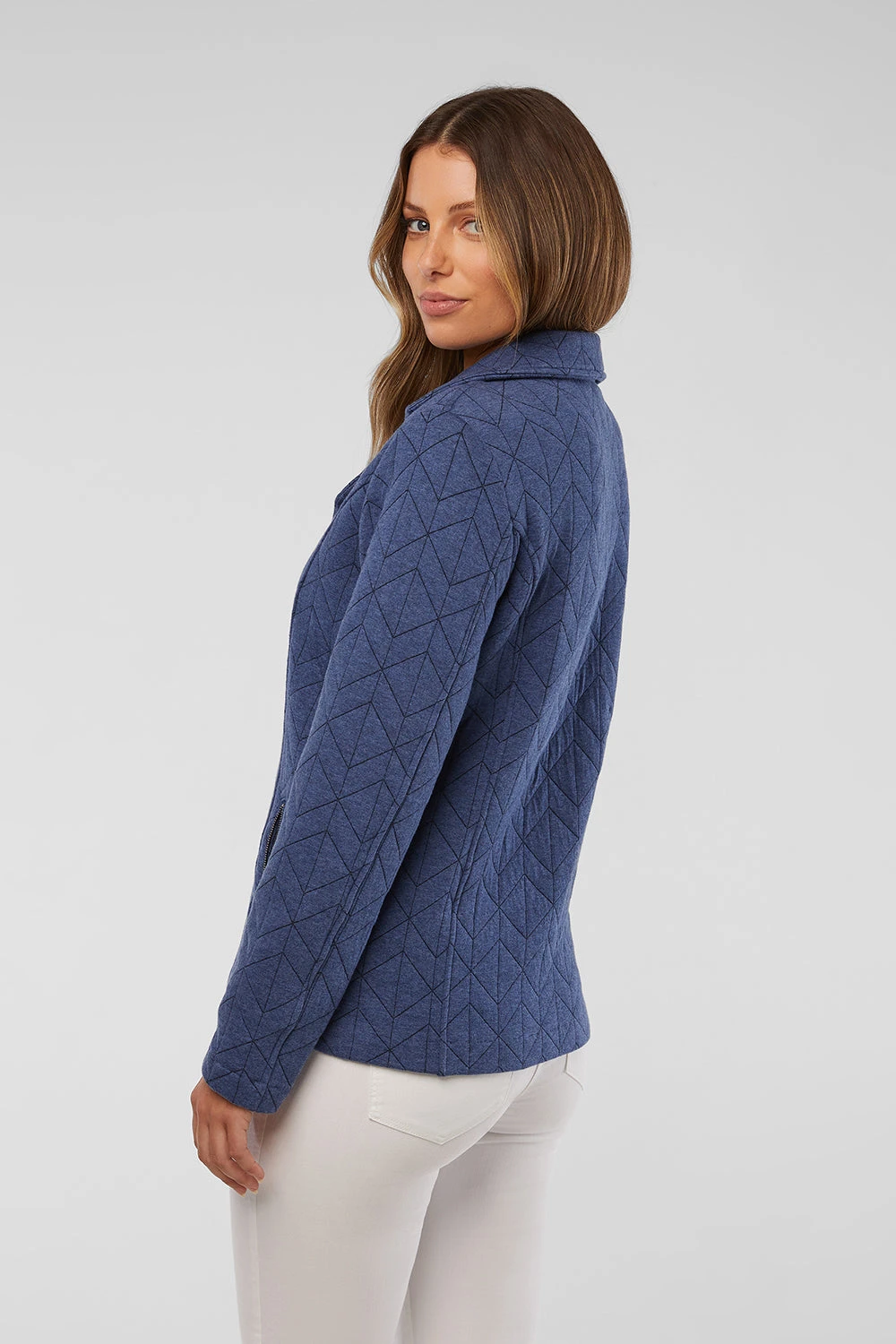 Quilted Ponte Jacket 5 Quilted Ponte Jacket - Image 3