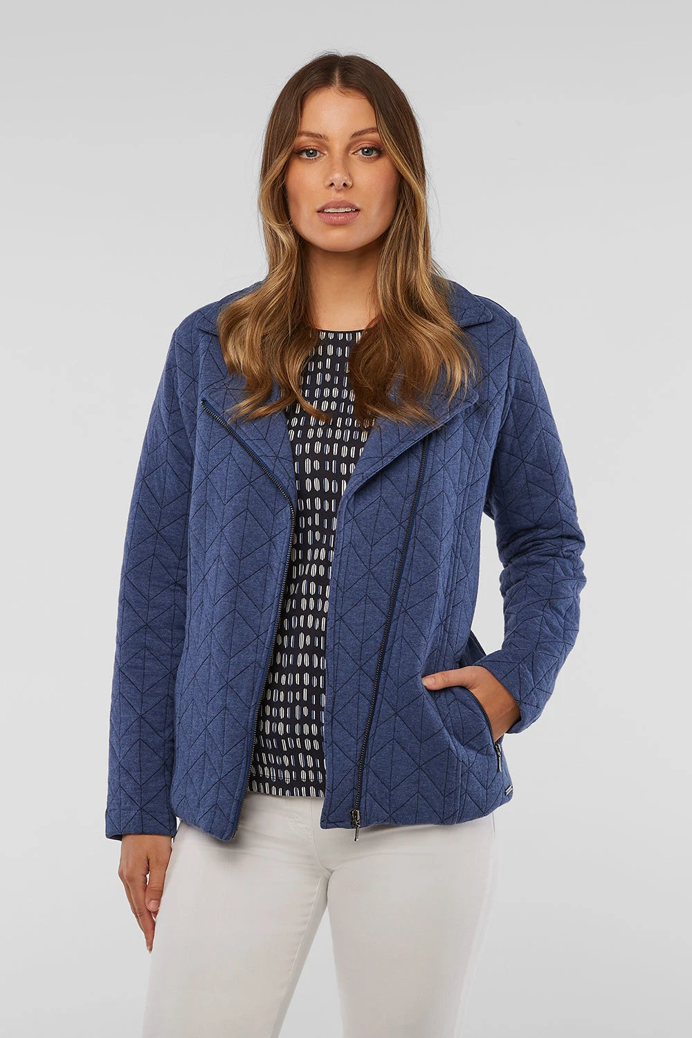 Quilted Ponte Jacket 7 Quilted Ponte Jacket - Image 5