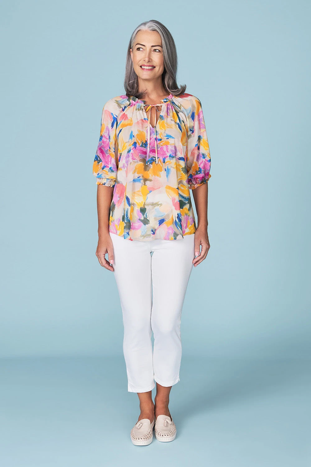 Parisian Floral Blouse 4 Parisian Floral Blouse - Image 2