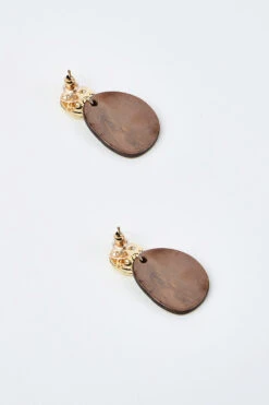 Resin Drop Earrings -Blue Illusion RESINDROP00001 edit