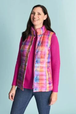 Reversible Puffer Vest 13 Reversible Puffer Vest -Blue Illusion REVERSIBLEPUFFERVEST3671edit