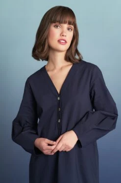 Seersucker Swing Dress -Blue Illusion SEERSUCKERSWINGDRESS7308482edit