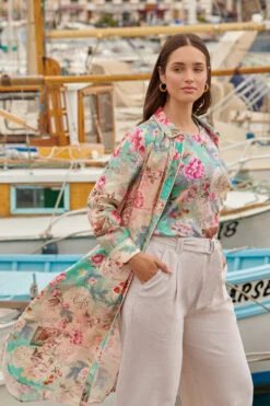 Linen Printed Shirt Dress -Blue Illusion SHOT 09 LINEN 2 004