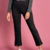 Split Front Ponte Pant 1 Split Front Ponte Pant -Blue Illusion SPLITFRONTPOINTEPANT6993edit
