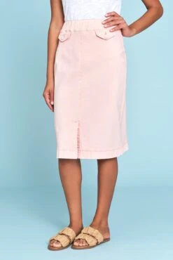 Stretch Pencil Skirt 10 Stretch Pencil Skirt -Blue Illusion STRETCHPENCILSKIRT1414edit