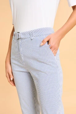 Seersucker Stripe Capri Pant 11 Seersucker Stripe Capri Pant -Blue Illusion SUMMERBASICS SEERSUCKERSTRIPECAPRIPAN 1910