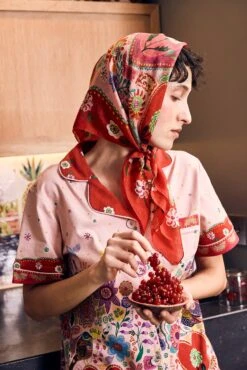 Nathalie Lété Love Silk Scarf