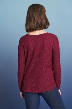 Textured Jersey Top -Blue Illusion TEXTUREDJERSEYTOP7308124edit