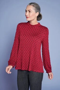 Texture Swing Top -Blue Illusion TEXTURESWINGTOP4531edit