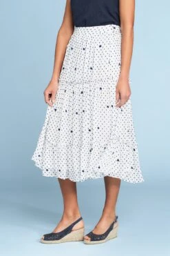 Tiered Frill Skirt -Blue Illusion TIEREDFRILLSKIRT0806edit