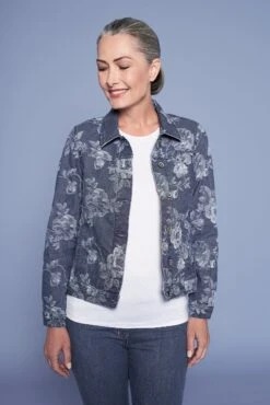 Timeless Jacquard Denim Jacket 11 Timeless Jacquard Denim Jacket -Blue Illusion TIMELESSJACQUARDDENIMJACKET4305edit