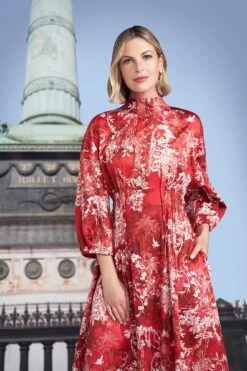 Toile De Jouy Cotton Dress 8 Toile De Jouy Cotton Dress -Blue Illusion TOILEDEJOUYCOTTONDRESS7309986edit