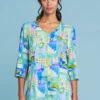 Top Stitch Kaftan -Blue Illusion TOPSTITCHKAFTAN33149edit1