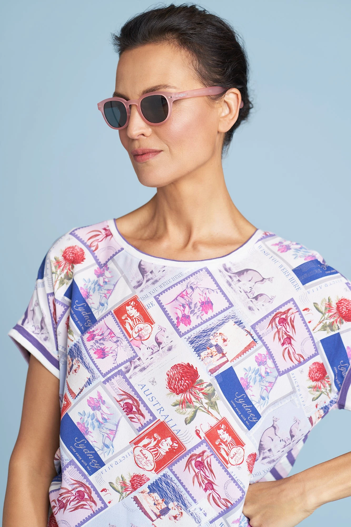 Trapeze Sunglasses Pink 4 Trapeze Sunglasses Pink - Image 2