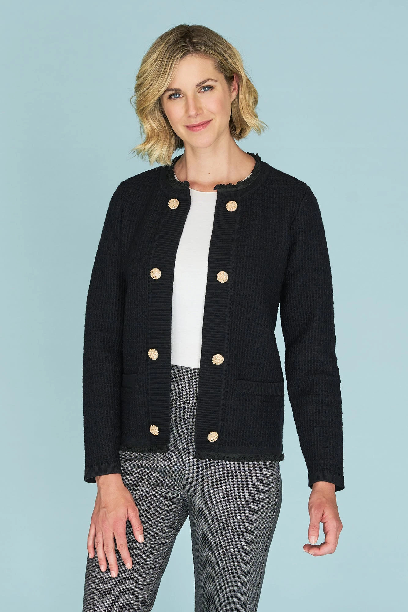 Tweed Knit Jacket 5 Tweed Knit Jacket - Image 3