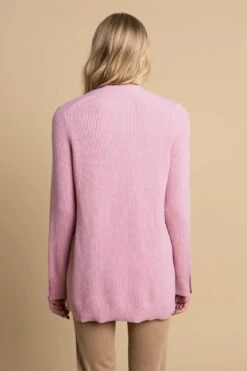 Ribbed V Neck Wool Jumper -Blue Illusion UNSHOTEXTRAS RIBBEDVNECKWOOLJUMPER6936editnew