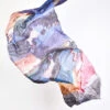 Abstract Wool Print Scarf -Blue Illusion abstraxtwool00006 2
