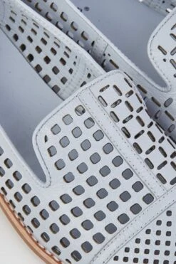 Alycia Blue Leather Loafer -Blue Illusion alycia00006