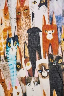 Animal Print Scarf -Blue Illusion animalprint00001