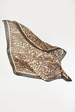 Animal Square Wool Scarf