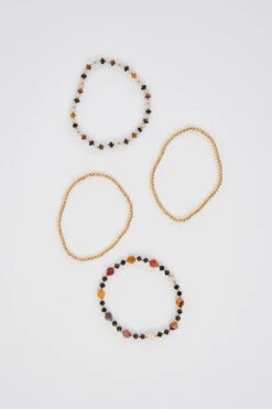 Beaded Bracelet Set -Blue Illusion beadedbracelet 2