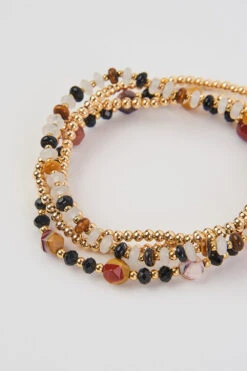 Beaded Bracelet Set -Blue Illusion beadedbraceletset00001 2