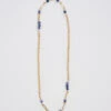 Beaded Chain Necklace -Blue Illusion beadedchain00001 2