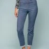 Bengajean® 7/8th Skinny Leg Turn Up -Blue Illusion bengajean 78thskinny7303934edit