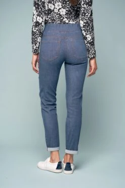 Bengajean® 7/8th Skinny Leg Turn Up -Blue Illusion bengajean 78thskinny7303942edit