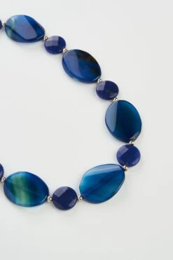 Shantal Statement Necklace -Blue Illusion bie com13.101095