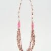 Pink Statement Necklace 2 Pink Statement Necklace -Blue Illusion bie com13.101121