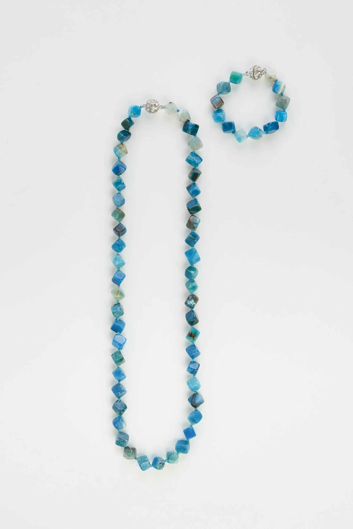 Square Stone 2 In 1 Necklace 5 Square Stone 2 In 1 Necklace - Image 3