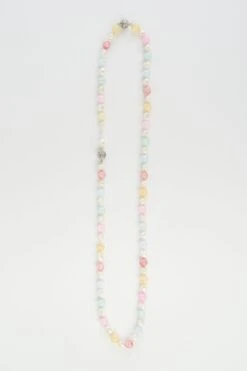 Rice Pearl 2 In 1 Necklace -Blue Illusion bie com13.101133