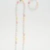 Rice Pearl 2 In 1 Necklace -Blue Illusion bie com13.101138