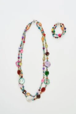 Sonia 2 In 1 Necklace -Blue Illusion bie com13.101175