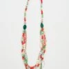Avriel 2 In 1 Beaded Necklace -Blue Illusion bie com13.101203