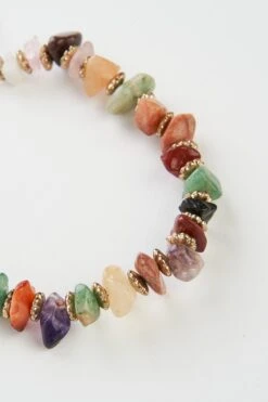 Multicolour Stone Bracelet 8 Multicolour Stone Bracelet -Blue Illusion bie com13.101236
