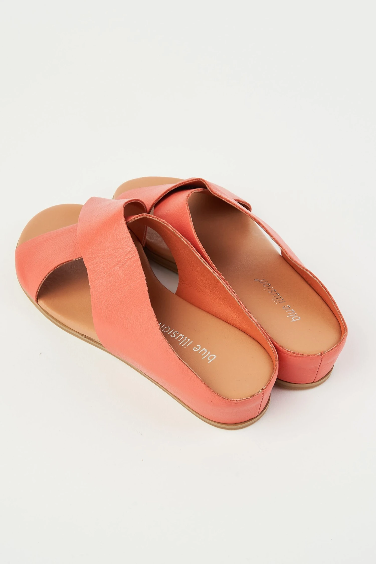 Harli Coral Cross Strap Flat 6 Harli Coral Cross Strap Flat - Image 4