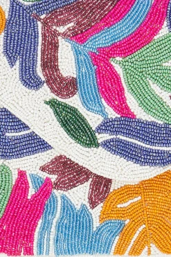 Palm Leaf Beaded Clutch -Blue Illusion bie com13.101592EDIT2