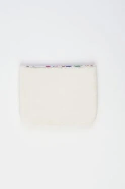 Palm Leaf Beaded Clutch -Blue Illusion bie com13.101593