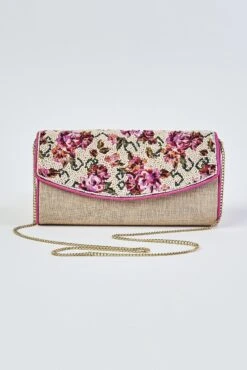 Agnes Floral Clutch