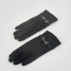 Black Wool Blend Glove