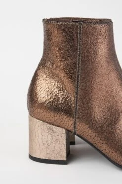 Celine Cracked Leather Boot -Blue Illusion celinecracked00001