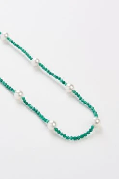 Chianni Glass Pearl Necklace 8 Chianni Glass Pearl Necklace -Blue Illusion channiglasspearl1761
