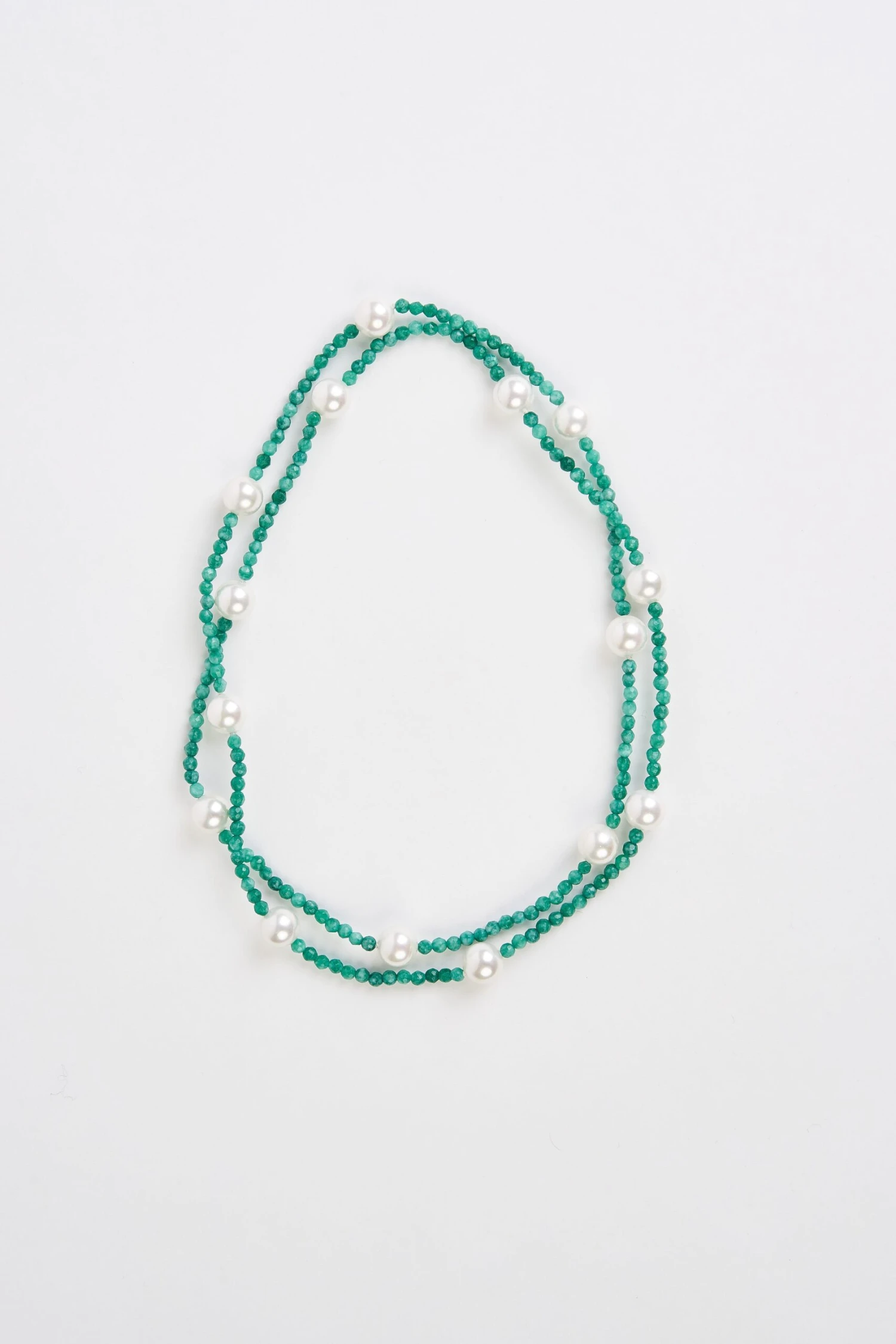 Chianni Glass Pearl Necklace 3 Chianni Glass Pearl Necklace