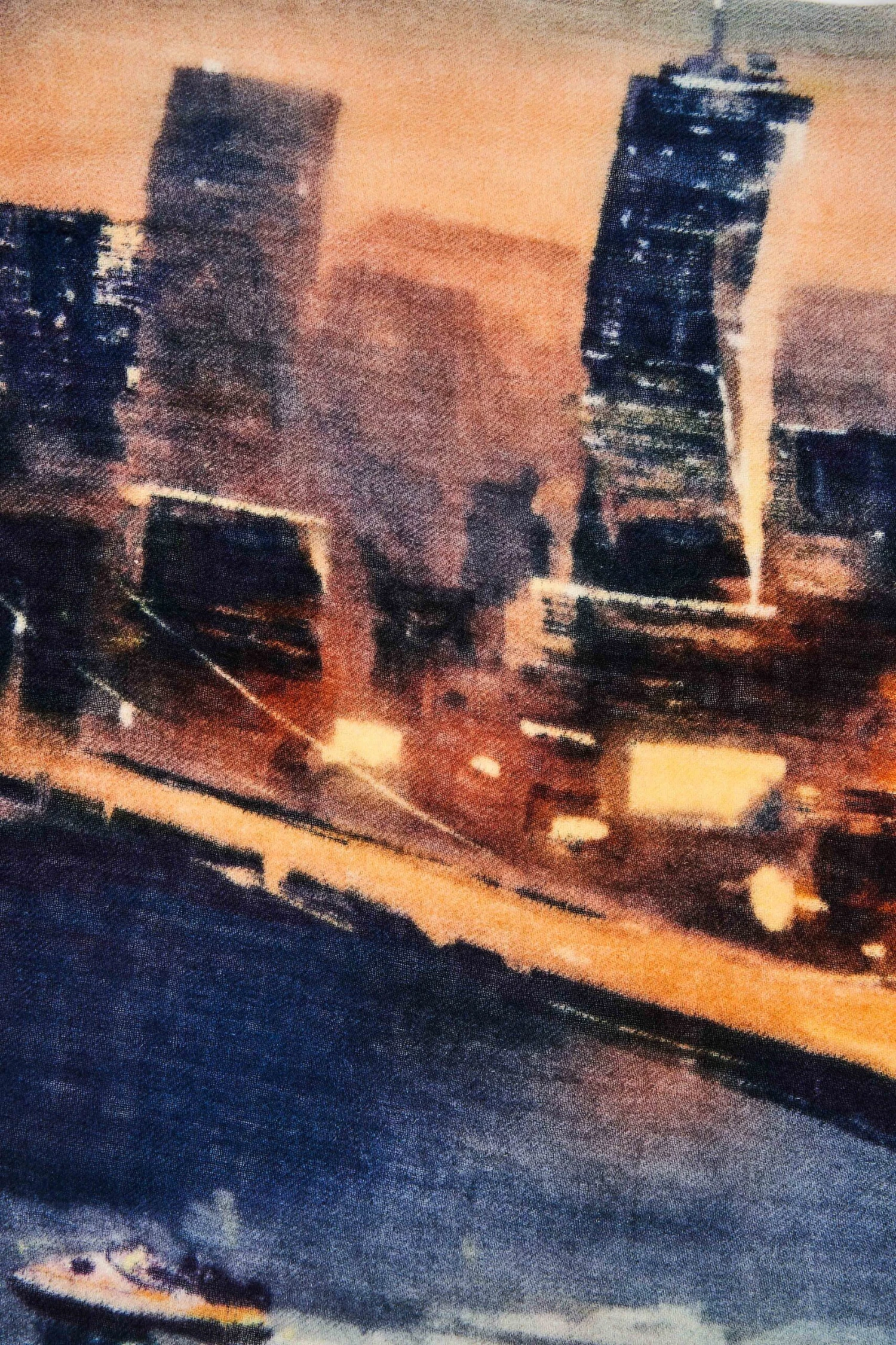 City Scape Print Scarf 5 City Scape Print Scarf - Image 3